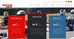 Desktop Screenshot of kartingmagaluf.com