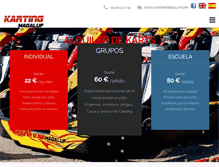 Tablet Screenshot of kartingmagaluf.com